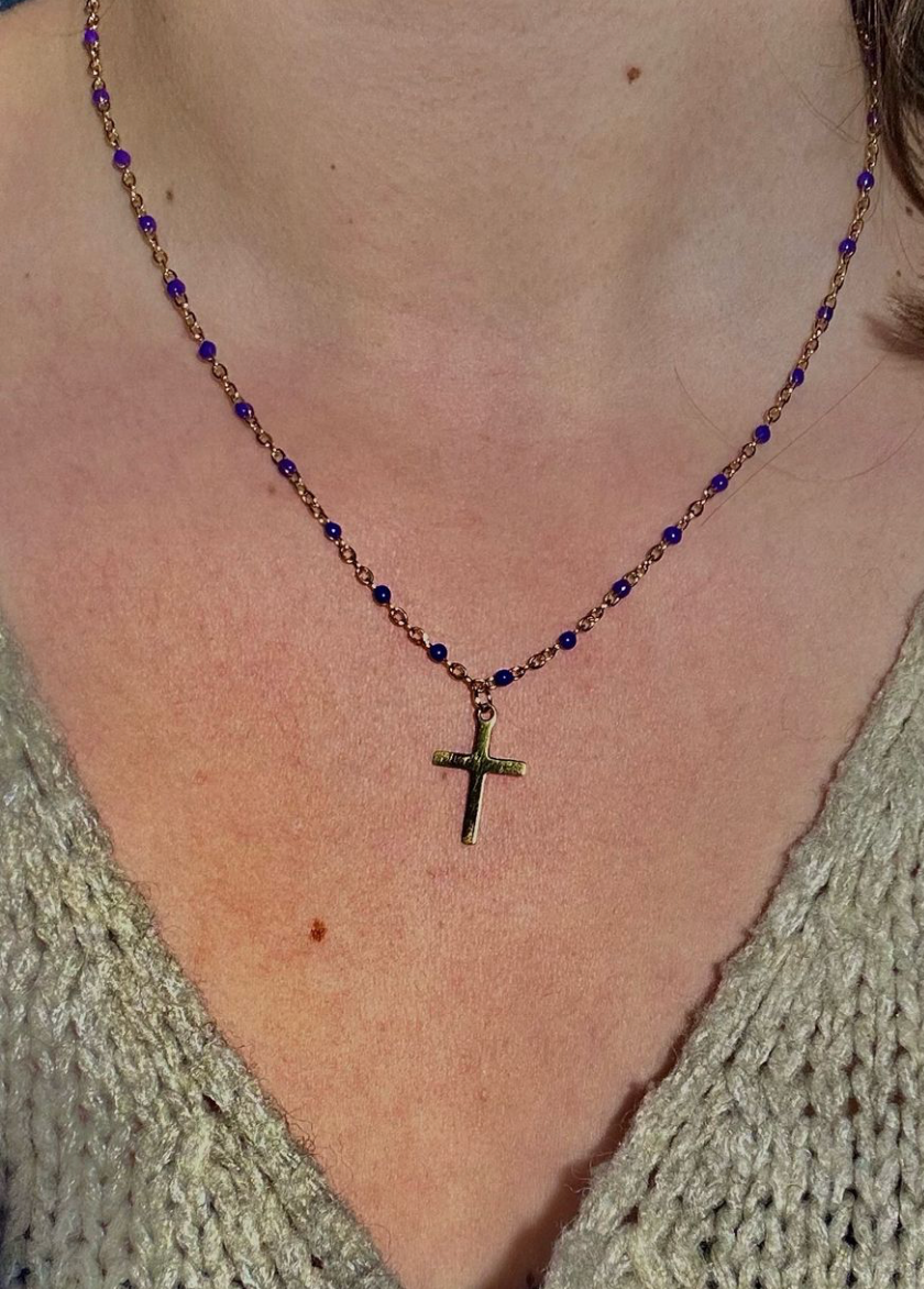 Collier croix