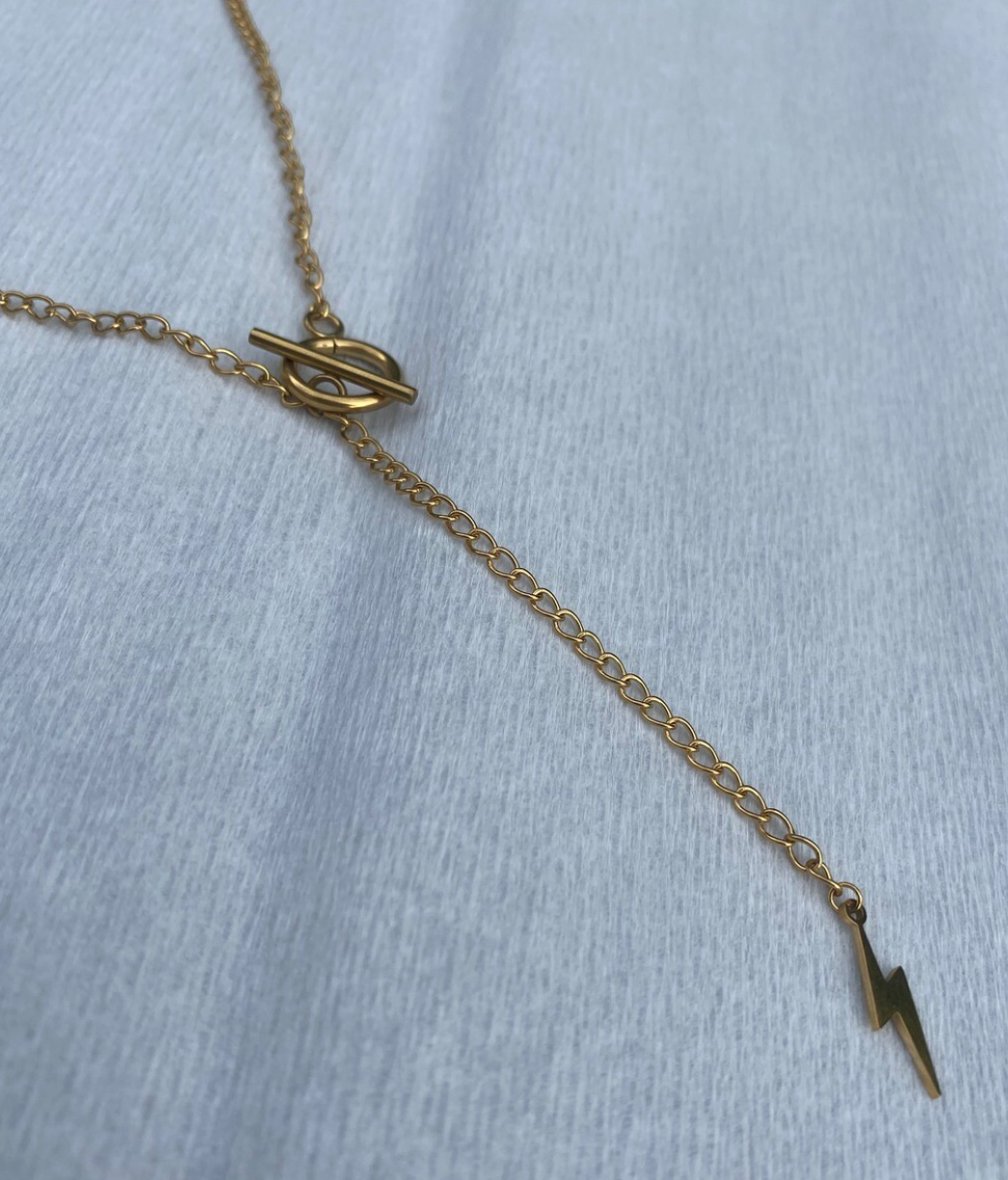 Collier éclair pendentif