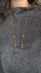 Sautoir Mailie marine