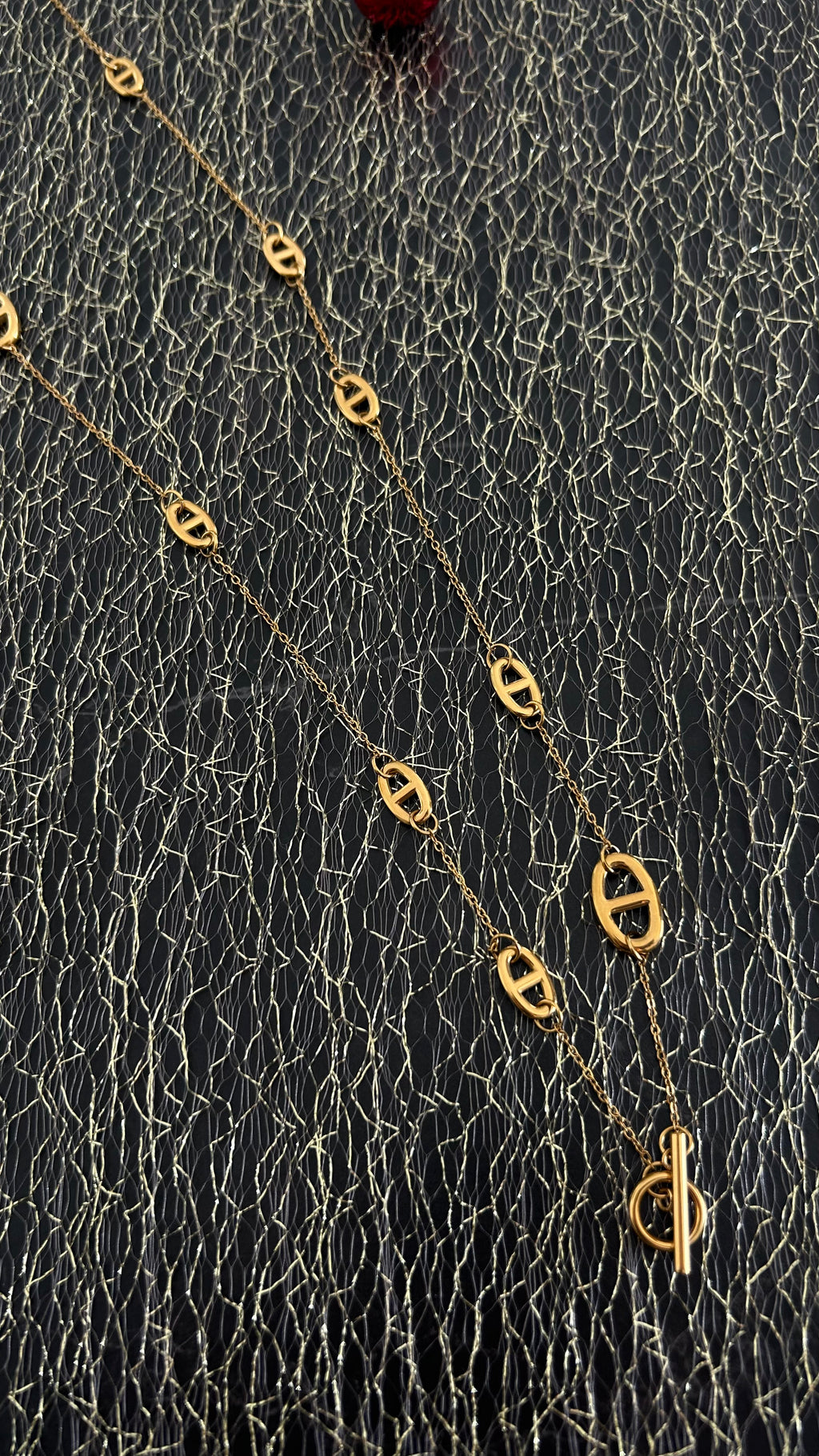 Sautoir Mailie marine