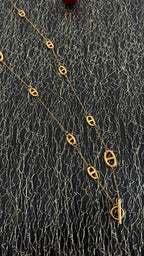 Sautoir Mailie marine