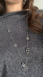 Sautoir Mailie marine