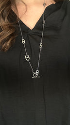 Sautoir Mailie marine