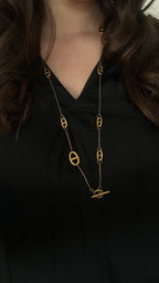 Sautoir Mailie marine